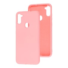 Чохол для Samsung Galaxy A11 / M11 Full without logo light pink