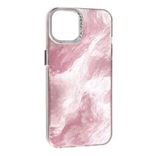 Чохол Marble Style Apple iPhone 13 / 14 Pink