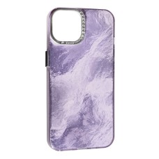 Чохол Marble Style Apple iPhone 13 / 14 Violet