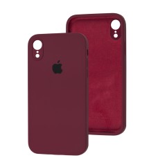 Чохол для iPhone Xr Square Full camera maroon