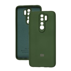 Чохол для Xiaomi Redmi Note 8 Pro Silicone Full camera dark green