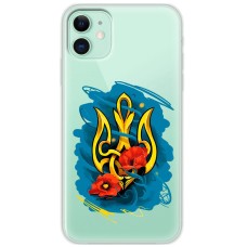 Чохол для iPhone 12 MixCase патріотичні герб із маками