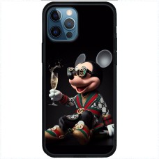 Чохол для iPhone 15 Pro MixCase Новий рік гламурний Міккі