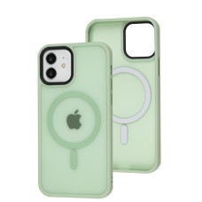 Чохол для iPhone 12 / 12 Pro WAVE Matte Insane MagSafe mint