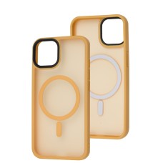 Чохол для iPhone 13 / 14 WAVE Matte Insane MagSafe orange