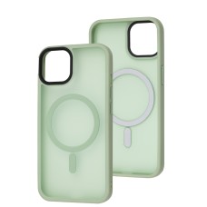 Чохол для iPhone 13 / 14 WAVE Matte Insane MagSafe mint
