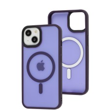 Чохол для iPhone 13 / 14 WAVE Matte Insane MagSafe deep purple