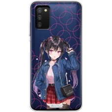 Чохол з аніме для Samsung Galaxy A03s (A307) MixCase аніме дівчинка з кісками
