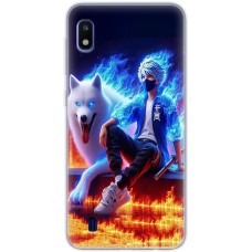 Чохол з аніме для Samsung Galaxy A10 (A105) Mixcase герої на відпочинку