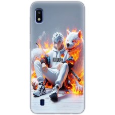 Чохол з аніме для Samsung Galaxy A10 (A105) Mixcase герої на відпочинку ІІ