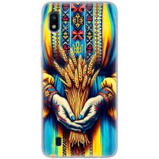 Чохол для Samsung Galaxy A10 (A105) MixCase патріотичні пучок пшениці