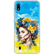 Чохол для Samsung Galaxy A10 (A105) MixCase патріотичні українка 
