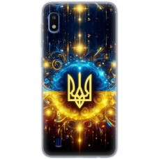 Чохол для Samsung Galaxy A10 (A105) MixCase патріотичні Тризуб у колі