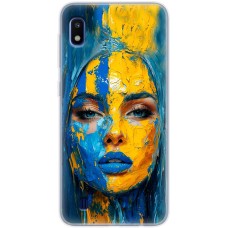 Чохол для Samsung Galaxy A10 (A105) MixCase патріотичні обличчя олією