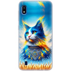 Чохол для Samsung Galaxy A10 (A105) MixCase патріотичні кіт