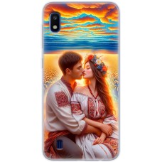 Чохол для Samsung Galaxy A10 (A105) MixCase патріотичні поцілунок