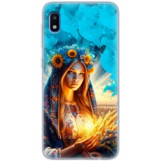 Чохол для Samsung Galaxy A10 (A105) MixCase патріотичні україночка