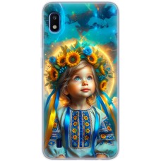Чохол для Samsung Galaxy A10 (A105) MixCase патріотичні маленька україночка