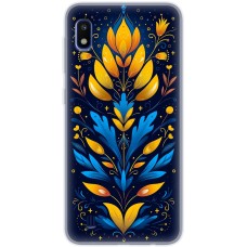 Чохол для Samsung Galaxy A10 (A105) MixCase патріотичні жовто-блакитний орнамент