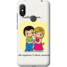 Чехол для Xiaomi Redmi Note 6 Pro Mixcase для влюбленных 25