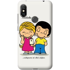 Чехол для Xiaomi Redmi Note 6 Pro Mixcase для влюбленных 26