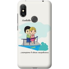 Чехол для Xiaomi Redmi Note 6 Pro Mixcase для влюбленных 30