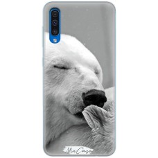 Чохол для Samsung Galaxy A50 (A505) Mixcase білий ведмідь