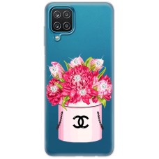 Чохол для Samsung Galaxy A12 / M12 MixCase стрази букет у коробці