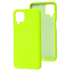 Чохол для Samsung Galaxy A12 (A125) Silicone Full shine green
