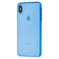 Чохол для iPhone Xs Max Clear case синій