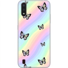 Чохол для Samsung Galaxy A01 Core (A013) MixCase метелики райдужні веселі