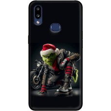 Чохол для Samsung Galaxy A10s (A107) MixCase Новий рік Грінч байкер