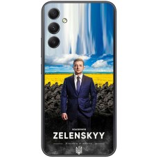 Чохол для Samsung Galaxy A24 (A245) MixCase патріотичні president of Ukraine