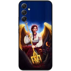 Чохол для Samsung Galaxy A24 (A245) MixCase патріотичні українка ангел з тризубо