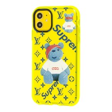 Чохол для iPhone 11 Neon print bear supreme