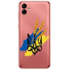 Чохол для Samsung Galaxy A04 (A045) MixCase патріотичні герб із колосками