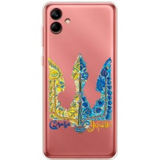 Чохол для Samsung Galaxy A04 (A045) MixCase патріотичні герб візерунок