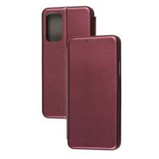 Чохол книжка Premium для Xiaomi Poco M4 Pro 5G / Note 11S 5G бордовий