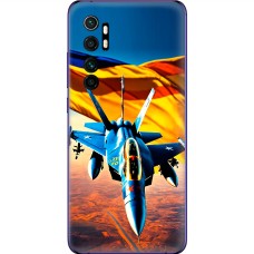 Чохол для Xiaomi Mi Note 10 Lite MixCase патріотичні бойовий літак