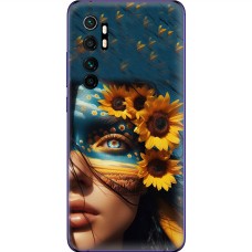 Чохол для Xiaomi Mi Note 10 Lite MixCase патріотичні сяйво в очах