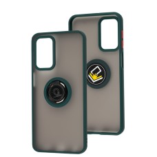 Чохол для Samsung Galaxy A23 LikGus Edging Ring оливковий