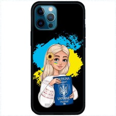Чохол для iPhone 13 Pro Max MixCase патріотичні паспорт українки