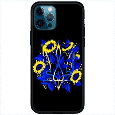 Чохол для iPhone 13 Pro Max MixCase патріотичні герб соняшники