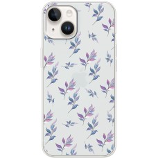 Чохол для iPhone 15 Mixcase квіти патерн гілки з градієнтом