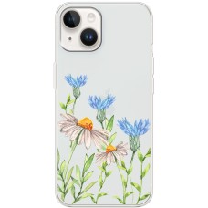 Чохол для iPhone 15 Mixcase квіти волошки та ромашки