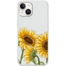 Чохол для iPhone 15 Mixcase квіти три соняшники