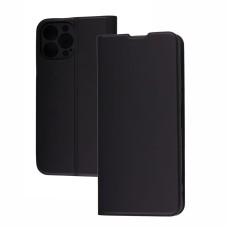 Чохол книжка Fibra для iPhone 13 Pro Max чорний