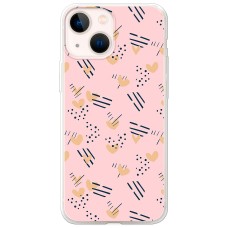 Чохол для iPhone 13 MixCase день закоханих серця на рожевий