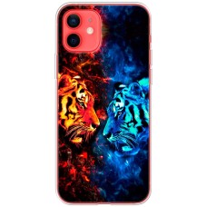 Чохол для iPhone 12 Mini MixCase звірі два тигри