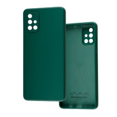 Чохол для Samsung Galaxy A71 (A715) Wave camera colorful forest green
